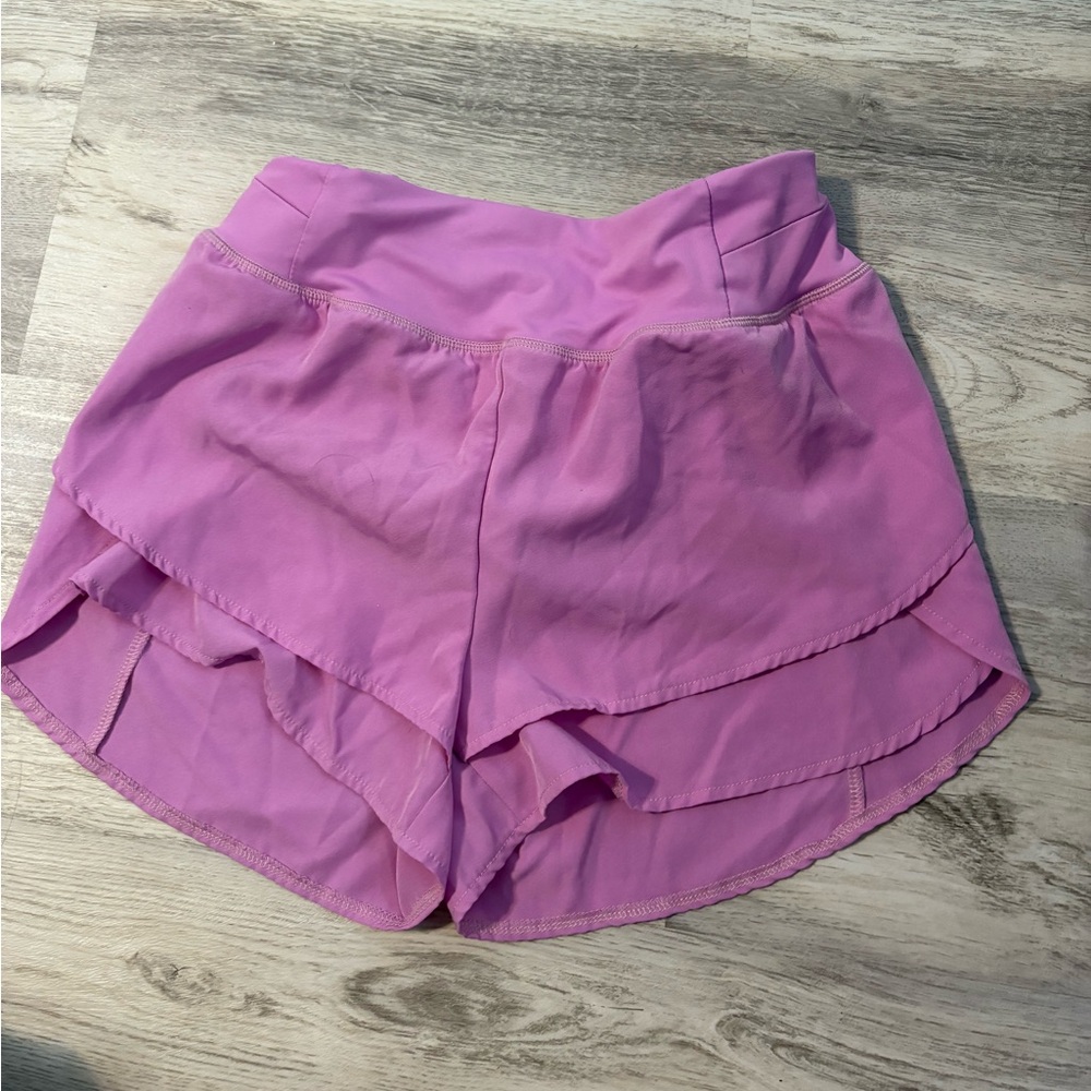 Simply Southern Lavender Layered Athletic Shorts